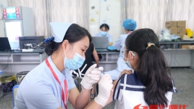 直擊現場！湖醫附一全力推進12-14歲兒童疫苗接種